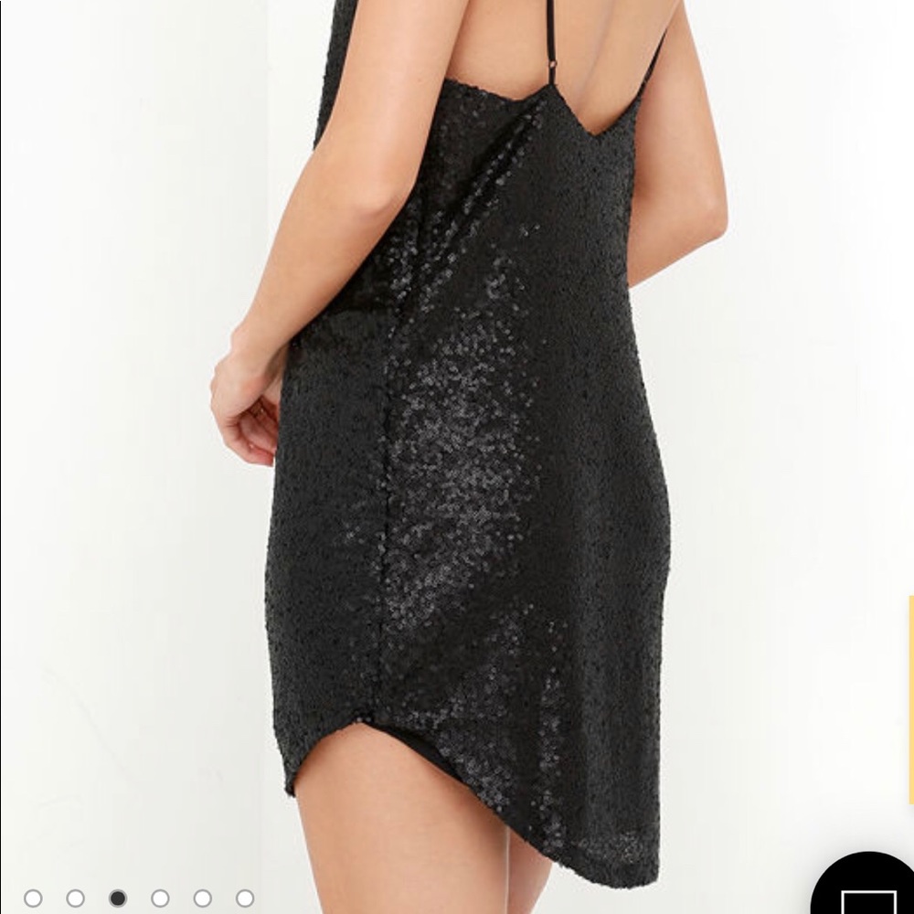 Amuse Society black sequin dress
